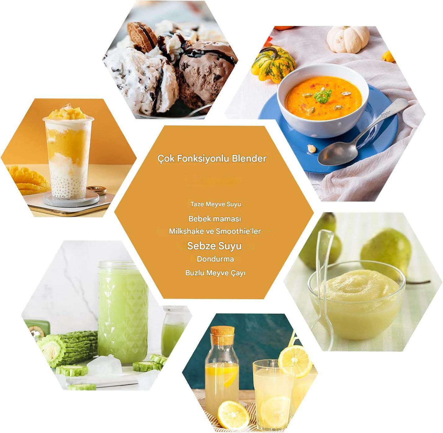 Taşınabilir Mini Blender - Şarj Edilebilir Kişisel Smoothie Makinesi