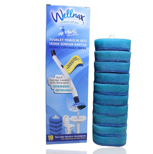 ✨ Easy Cleaning! | 20 Disposable Sponge Replacement Pack 🧼♻️