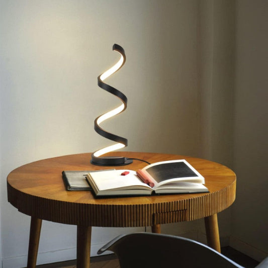 Curved Spiral Night Lamp