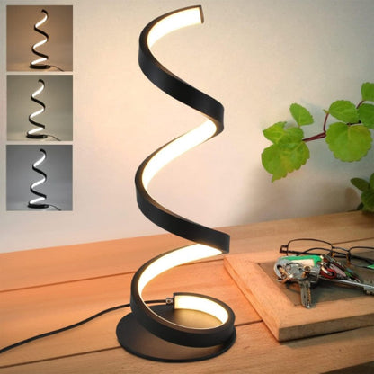Curved Spiral Night Lamp