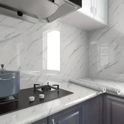 ✨ The Name of Elegance! | Marble Patterned Adhesive Covering Paper 5 Meters 🪄